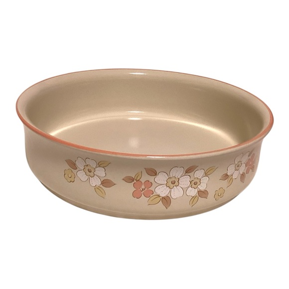 Vintage Hearthside Chantilly Fleur de Bois Stoneware Vegetable Bowl Japan 9” - Picture 5 of 5